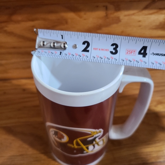 Vintage Washington Redskins NFL Thermo-Serv Plastic Beer Mug - Picture 8 of 9